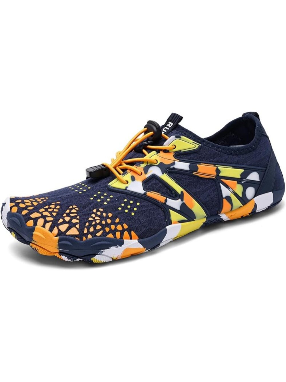 Womens Blue Mesh Barefoot Breathable Non-Slip Athletic Footwear Water Shoes